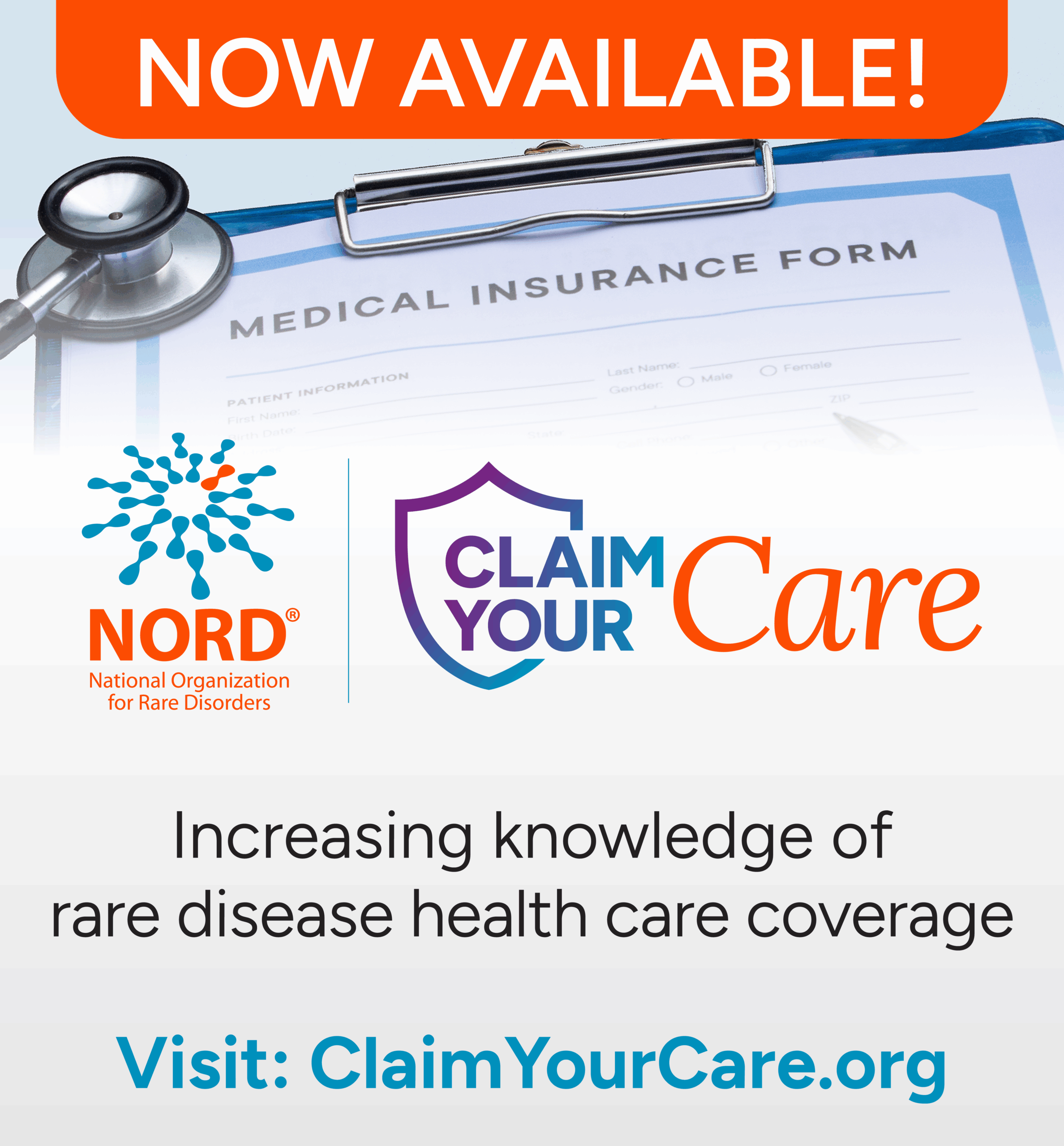 National Organization for Rare Disorders (NORD) Launches NORD Claim Your Care
