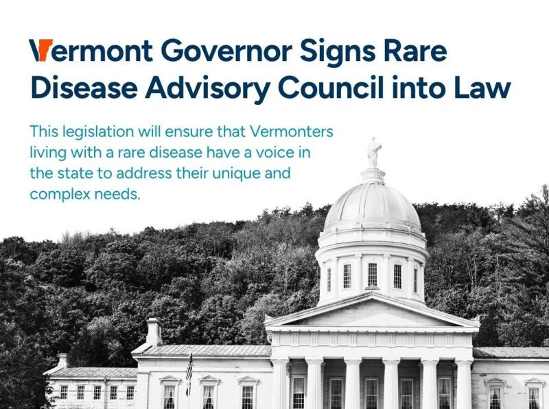 Vermont Governor Signs Rare Disease Advisory Council into Law